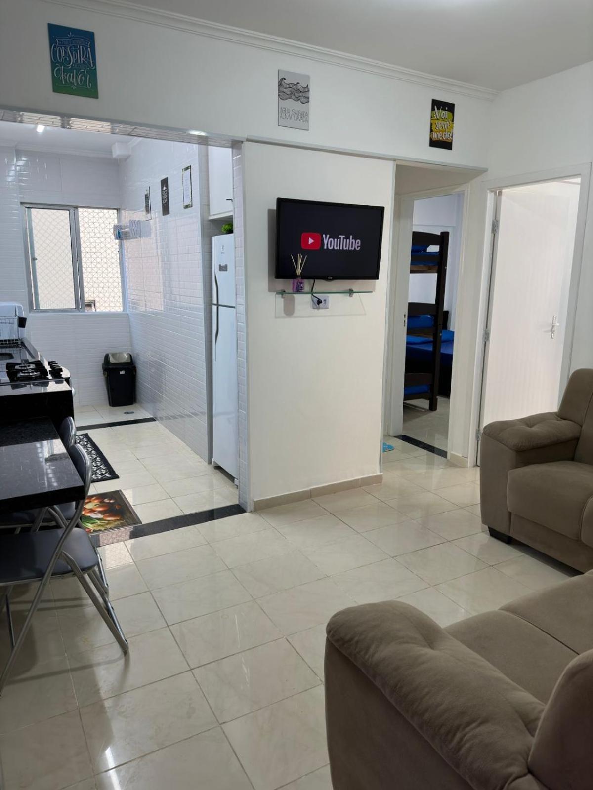 Apartamento Frente Ao Mar Com Varanda E Piscina Прая Гранде Екстериор снимка